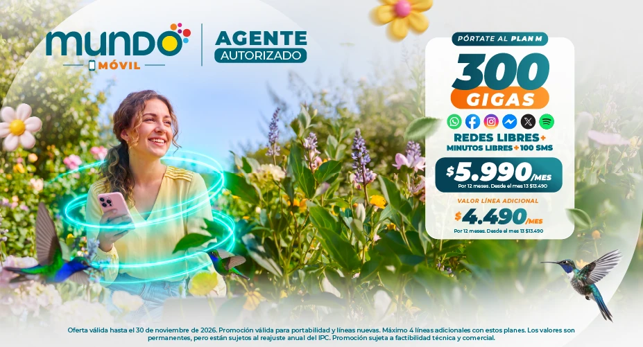 Planes móviles Mundo Pacífico redes sociales gratis