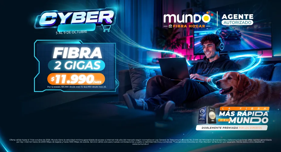 Planes fibra óptica hogar internet y TV Mundo Pacífico