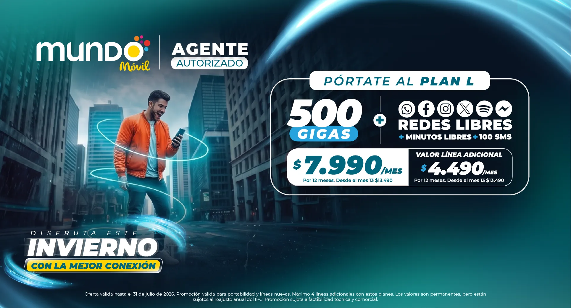 Planes móviles Mundo Pacífico portabilidad